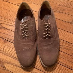 Johnston & Murphy Suede Cap Toe Shoe